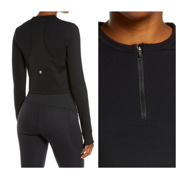 SWEATY BETTY Power Half Zip Pullover Size Large - Picture 2 of 7